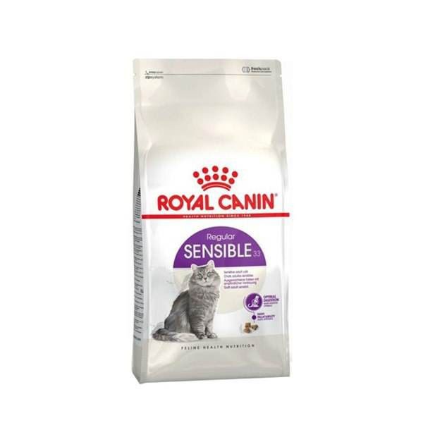 غذای خشک گربه سنسیبل رویال کنین وزن 2 کیلوگرم _ Royal Canin Sensible Cat Dry Food