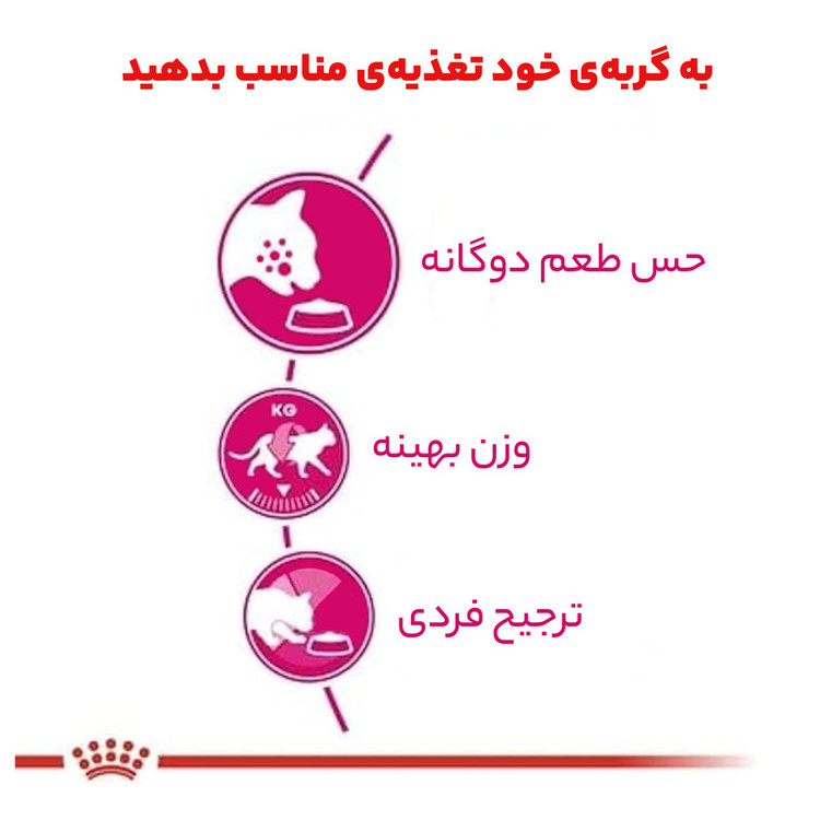 غذای خشک گربه سیور اگزیجنت رویال کنین وزن 2 کیلوگرم _ Royal Canin Savour Exigent