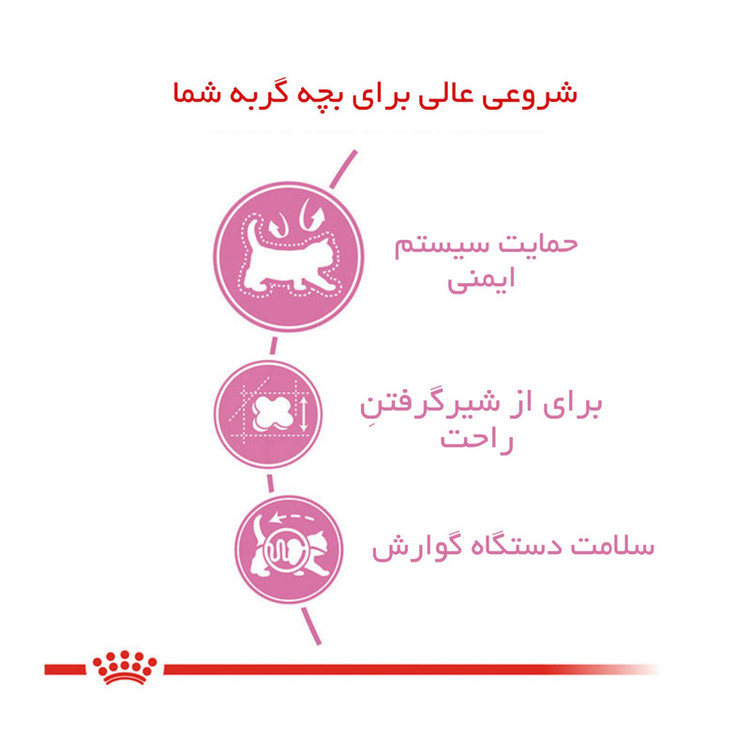 غذا خشک گربه مادر اند بیبی رویال کنین _ بچه گربه و مادر وزن 2 کیلوگرم _ Royal Canin Mother & baby Cat