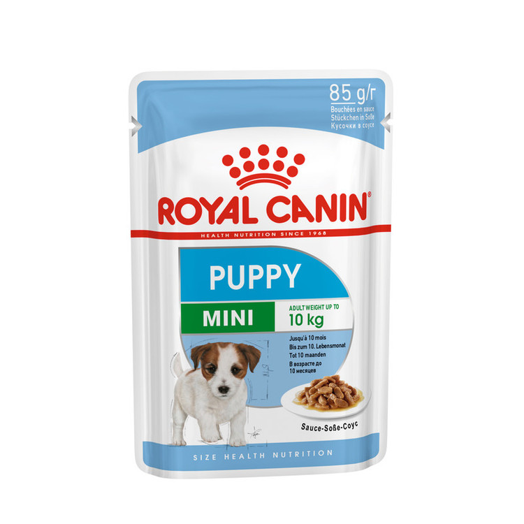 غذای پوچ سگ رویال کنین مدل Mini Puppy مینی پاپی وزن 85 گرم