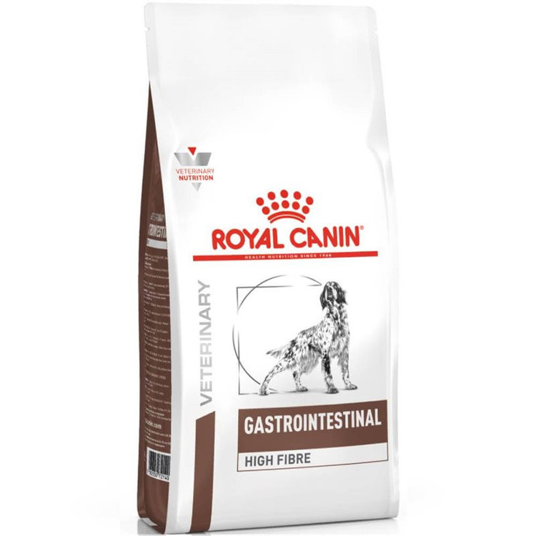 غذا خشک سگ گاسترو اینتستینال های فیبر رویال کنین وزن ۲ کیلوگرم _ Royal Canin Gastrointestinal High Fibre Dog Food