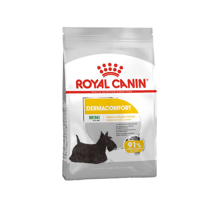 غذا خشک سگ مینی درماکامفورت رویال کنین وزن 3 کیلوگرم _ Royal Canin Mini Dermacomfort