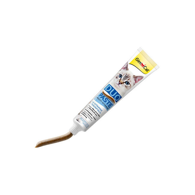 خمیر مولتی ویتامین جیم کت Gim cat مدل Duo paste دوقلو ماهی تن وزن 50 گرم