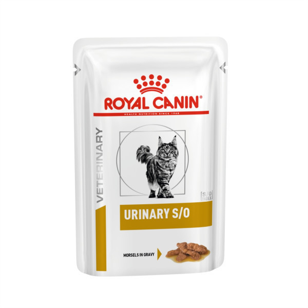 پوچ گربه یورینری مدل گروی رویال کنین وزن 85 گرم _ Pouch Royal Canin Urinary s/o Gravy