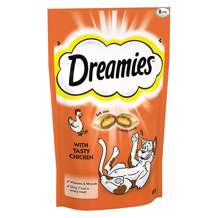 تشویقی گربه دریمیز طعم مرغ Dreamies Chicken