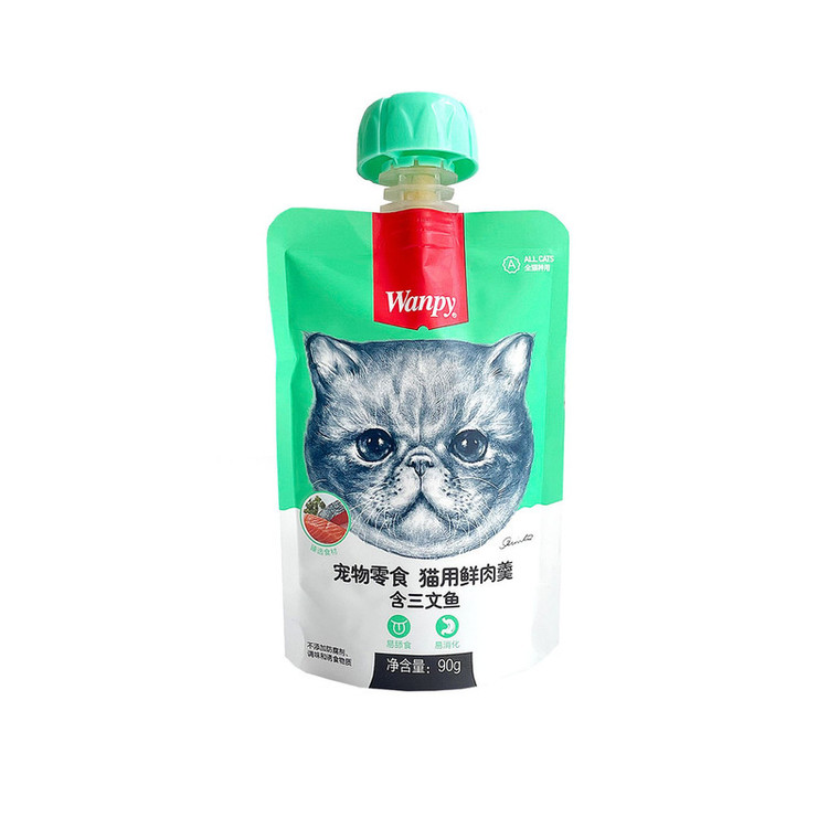 پودینگ غذای گربه ونپی با طعم ماهی قزل آلا وزن 90 گرم _ Wanpy Soup Tuna