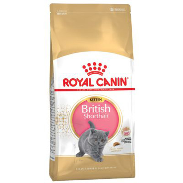 غذای خشک گربه رویال کنین مدل BRITISH SHORTHAIR KITTEN بریتیش شورت هیر کیتن وزن 2 کیلوگرم