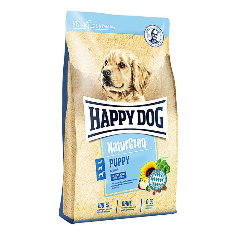غذای خشک سگ هپی داگ مدل Puppy Naturcroq پاپی وزن 15 کیلوگرم