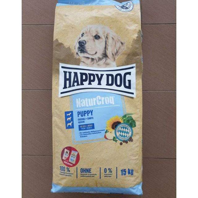 غذای خشک سگ هپی داگ مدل Puppy Naturcroq پاپی وزن 15 کیلوگرم
