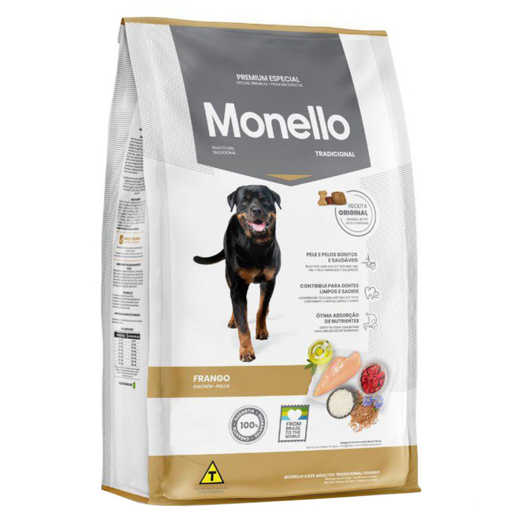 غذا خشک سگ بالغ مونلو تردیشنال با طعم مرغ و گوشت وزن 15 کیلوگرم _ Monello Adult Dog Traditional Food With Chicken & Beef
