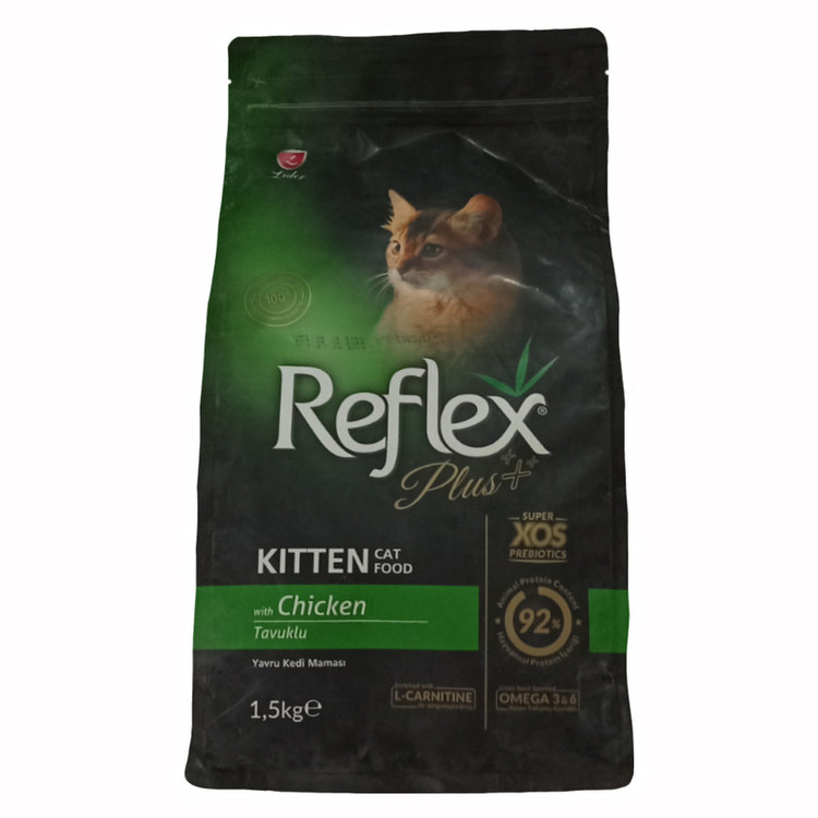 غذا خشک بچه گربه رفلکس پلاس کیتن وزن 1.5 کیلوگرم _ Reflex Plus Kitten Cat Food