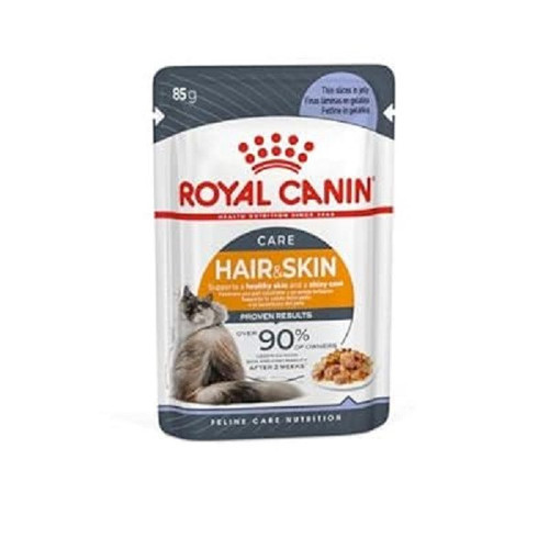 پوچ گربه رویال کنین هیر اسکین وزن 85 گرم _ Pouch Royal Canin Hair and skin