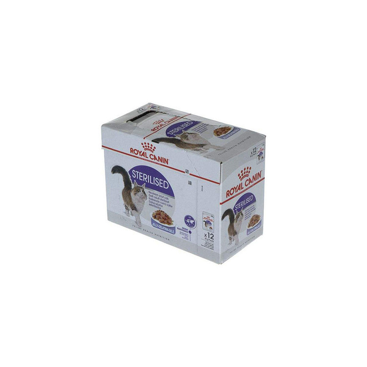 پوچ گربه رویال کنین مدل Sterilised استرلایز وزن 85 گرم بسته 12 عددی