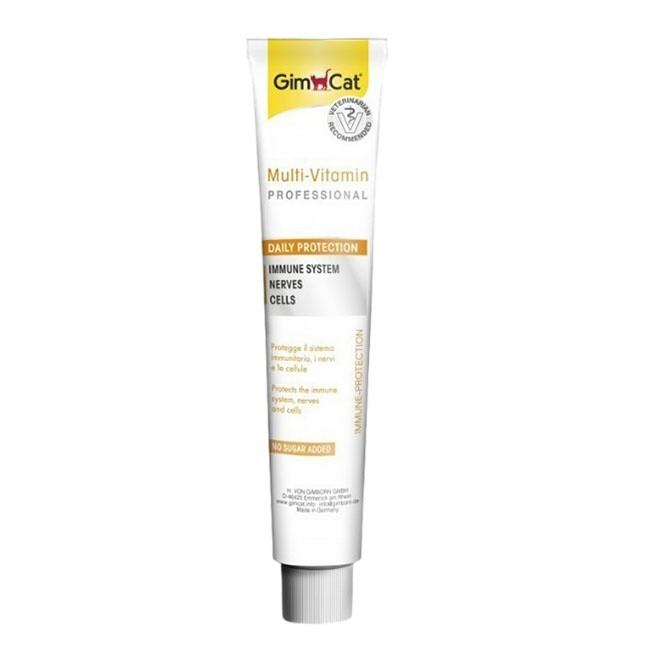 خمیر مولتی ویتامین گربه جیم کت مدل Gimcat PASTE-Professional وزن 100 گرم