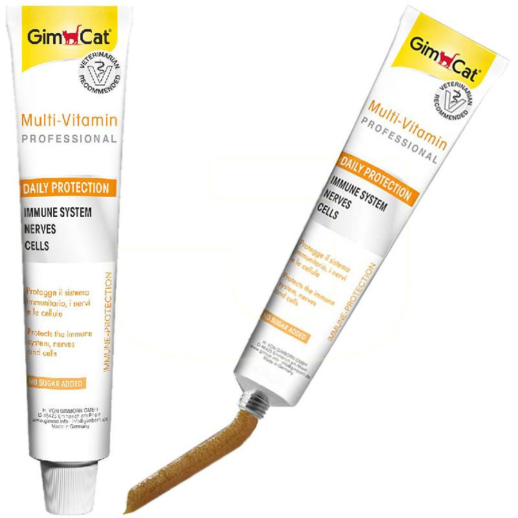 خمیر مولتی ویتامین گربه جیم کت مدل Gimcat PASTE-Professional وزن 100 گرم