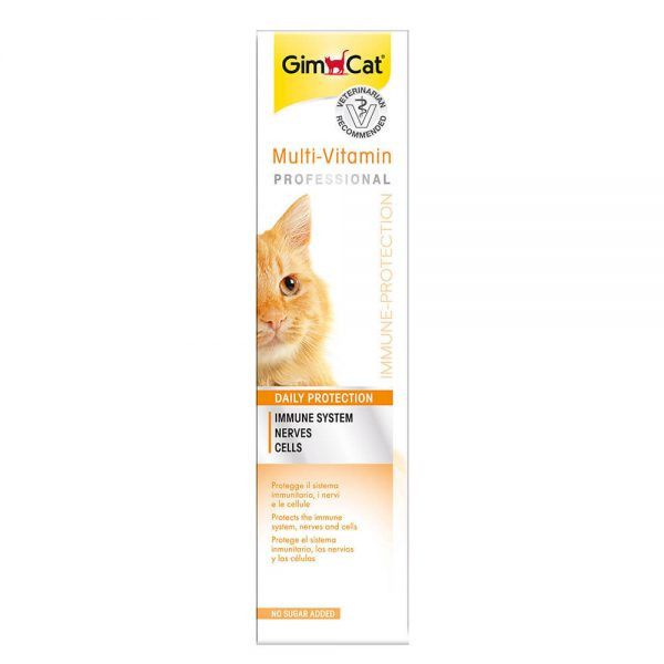 خمیر مولتی ویتامین گربه جیم کت مدل Gimcat PASTE-Professional وزن 100 گرم