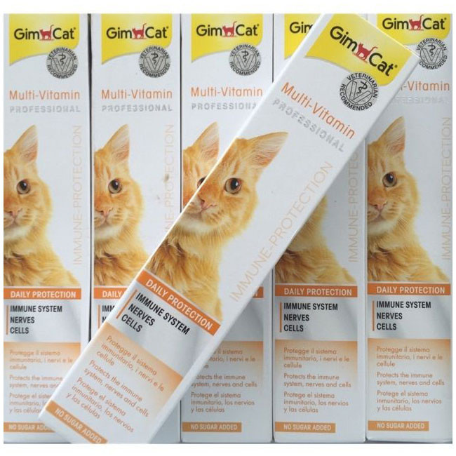 خمیر مولتی ویتامین گربه جیم کت مدل Gimcat PASTE-Professional وزن 100 گرم