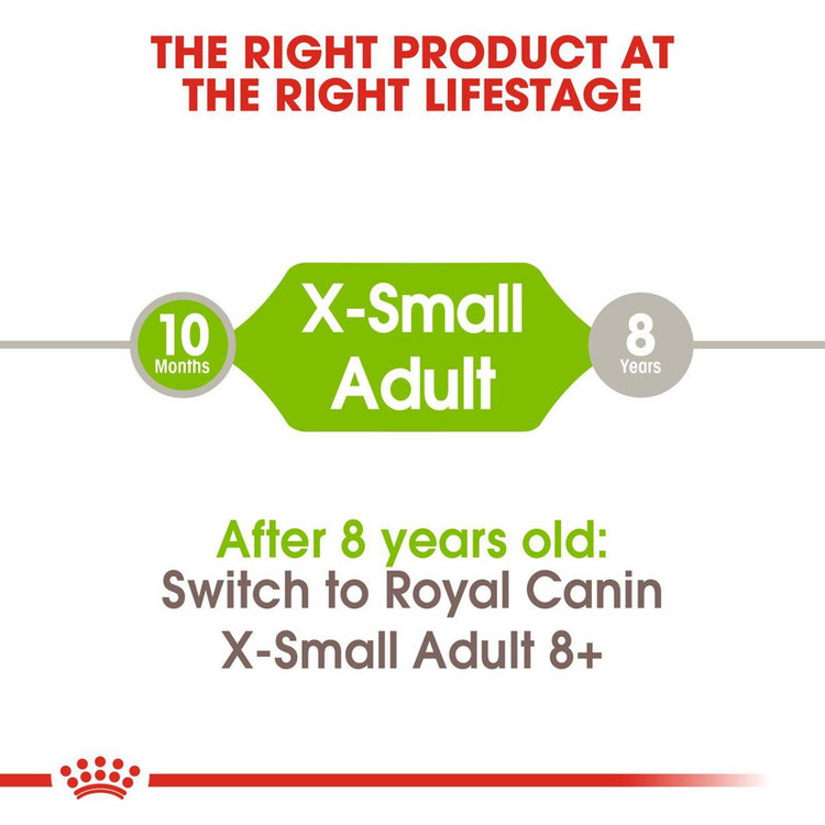 غذا خشک سگ ایکس اسمال ادالت رویال کنین وزن 1/5 کیلوگرم _ Royal Canin X-small Adult