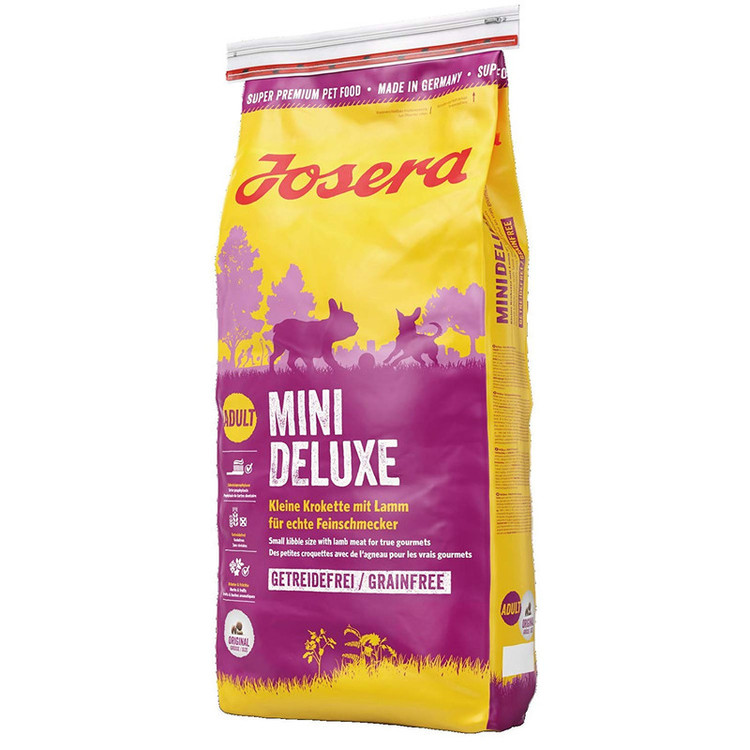 غذا خشک سوپرپرمیوم سگ بالغ نژاد کوچک جوسرا مینی دلوکس وزن 10 کیلوگرم | Josera Mini Deluxe Grain Free Food For Small Breeds With Lamb Super Premium Dry Food 10 kg