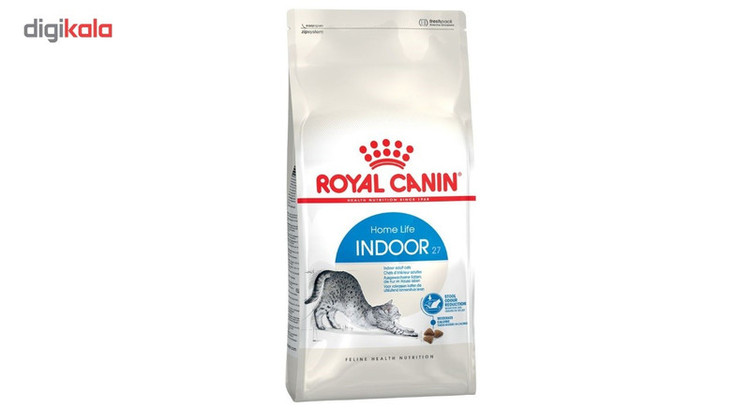 غذای خشک گربه رویال کنین ایندور وزن 1 کیلوگرم _ Royal Canin Indoor Home Life (زیپ کیپ)