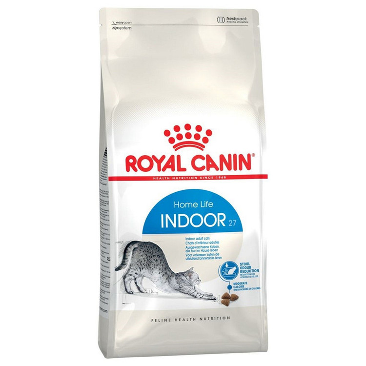 غذای خشک گربه رویال کنین ایندور وزن 1 کیلوگرم _ Royal Canin Indoor Home Life (زیپ کیپ)