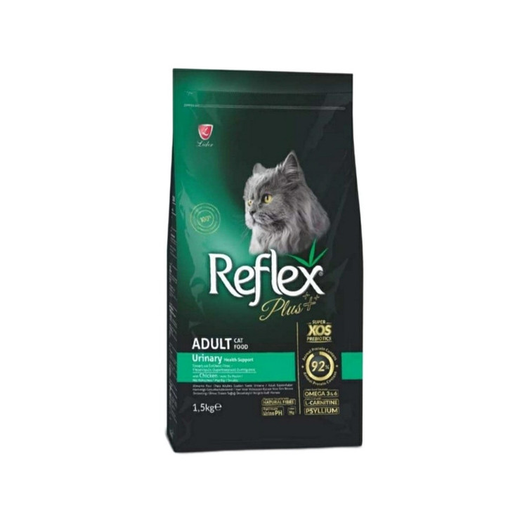 غذا خشک گربه رفلکس پلاس یورینری وزن 1 کیلوگرم _ Reflex Plus Adult Cat Food Urinary (زیپ کیپ)
