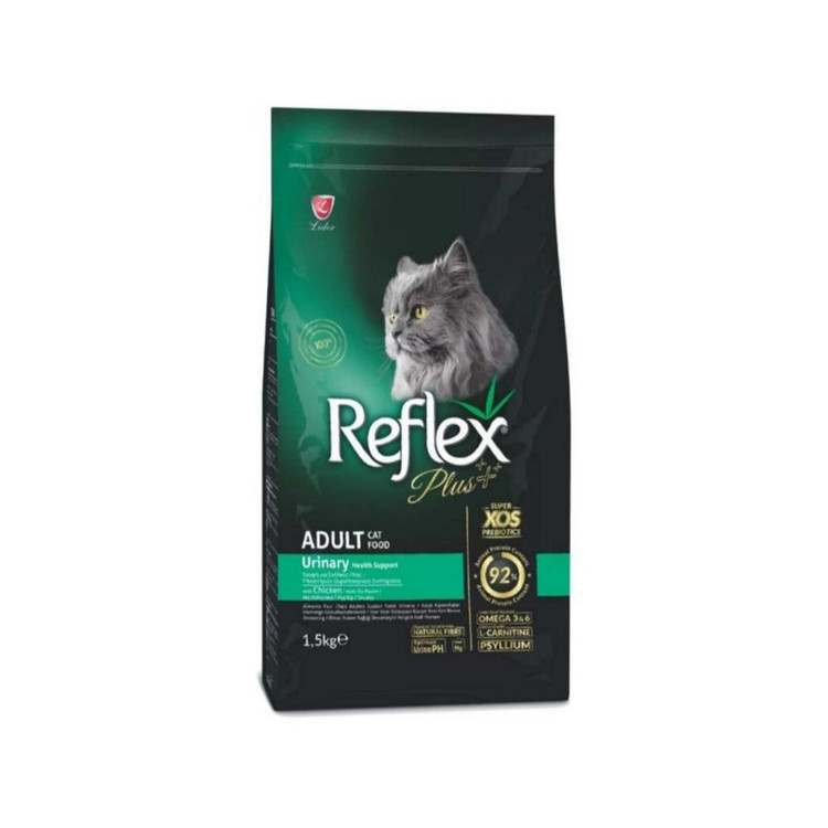 غذا خشک گربه رفلکس پلاس یورینری وزن 1 کیلوگرم _ Reflex Plus Adult Cat Food Urinary (زیپ کیپ)