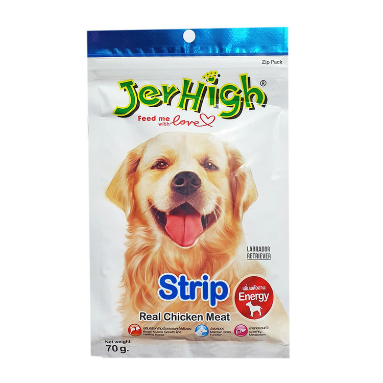 تشویقی سگ جرهای وزن 60 گرمی مدل Jer high chicken strip