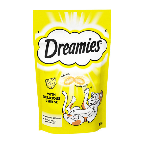 تشویقی گربه دریمیز پنیری Dreamies Cheese