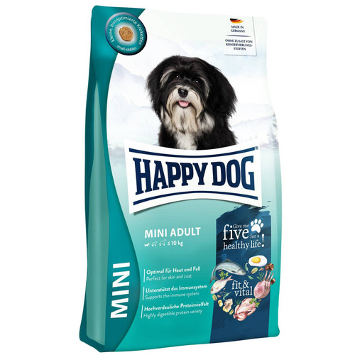 غذا خشک سگ بالغ نژاد کوچک هپی داگ مینی ادالت وزن 1 کیلوگرم | Happy Dog Mini Adult 1 kg (زیپ کیپ)