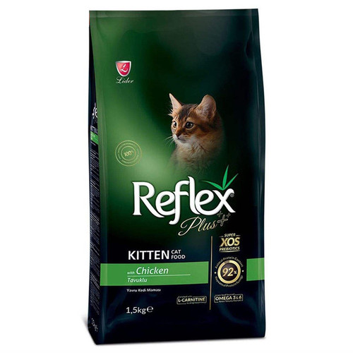 غذا خشک بچه گربه رفلکس پلاس کیتن وزن 1 کیلوگرم _ Reflex Plus Kitten Cat Food (زیپ کیپ)