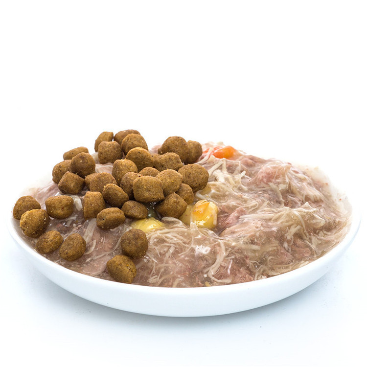 پوچ سگ ونپی با طعم گوشت خوک و سبزیجات وزن 80 گرم _ Wanpy Pork & Vegetable