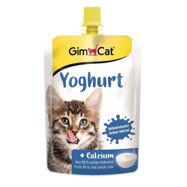 تشویقی ماست گربه جیم کت وزن 150 گرم _ GimCat Yoghurt