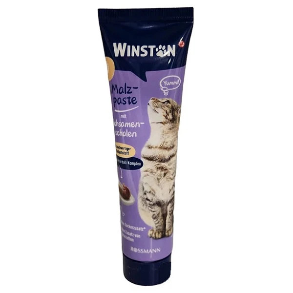 خمیر مالت گربه وینستون وزن 100 گرم _ Winston Flea Seed Husks
