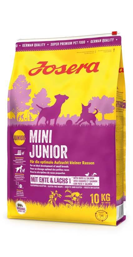 غذا خشک سوپرپرمیوم سگ نژاد کوچک جوسرا طعم اردک و ماهی 10 کیلوگرم _ Josera Mini Junior