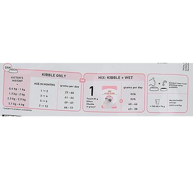 غذا خشک گربه کیتن رویال کنین وزن 1 کیلوگرم _ Royal Canin Kitten Cat Dry Food (زیپ کیپ)