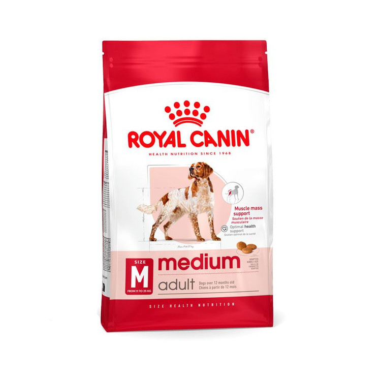 غذا خشک سگ مدیوم ادالت رویالش کنین وزن 1 کیلوگرم _ Royal Canin Medium Adult (زیپ کیپ)