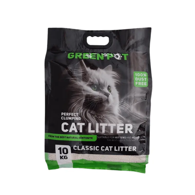 خاک گربه گرین پت بدون کربن مدل کلاسیک وزن 10 کیلوگرم _ Green pet no carbon