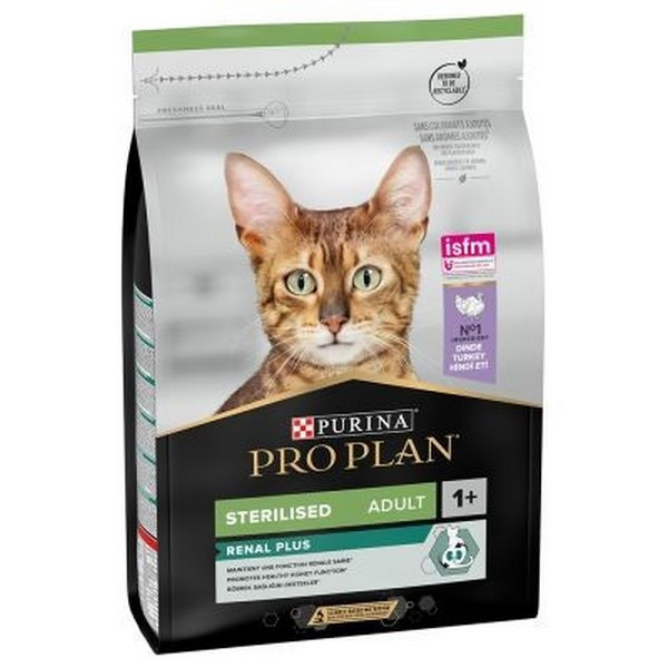 غذای خشک گربه بالغ عقیم شده رنال پلاس پروپلن طعم بوقلمون وزن 10 کیلوگرم _ Proplan Sterilised Adult