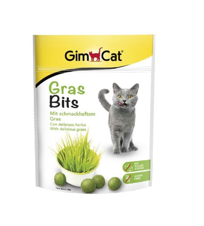 قرص علف گربه جیم کت وزن 50 گرم _ Gim Cat Gras Bits