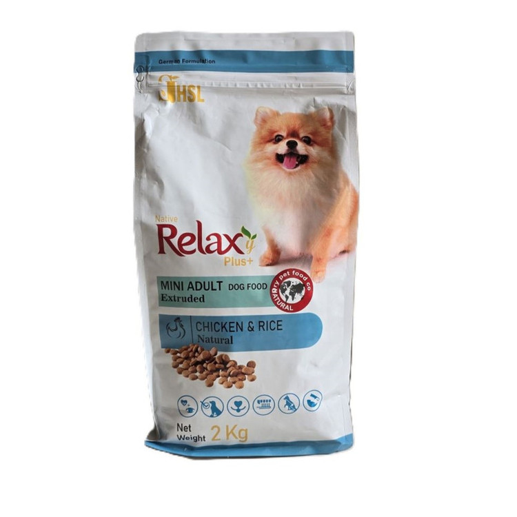 غذای خشک سگ ریلکسی مدل مینی دالت MINI ADULT وزن 2 کیلوگرم _ Relaxy Mini Adult Dog
