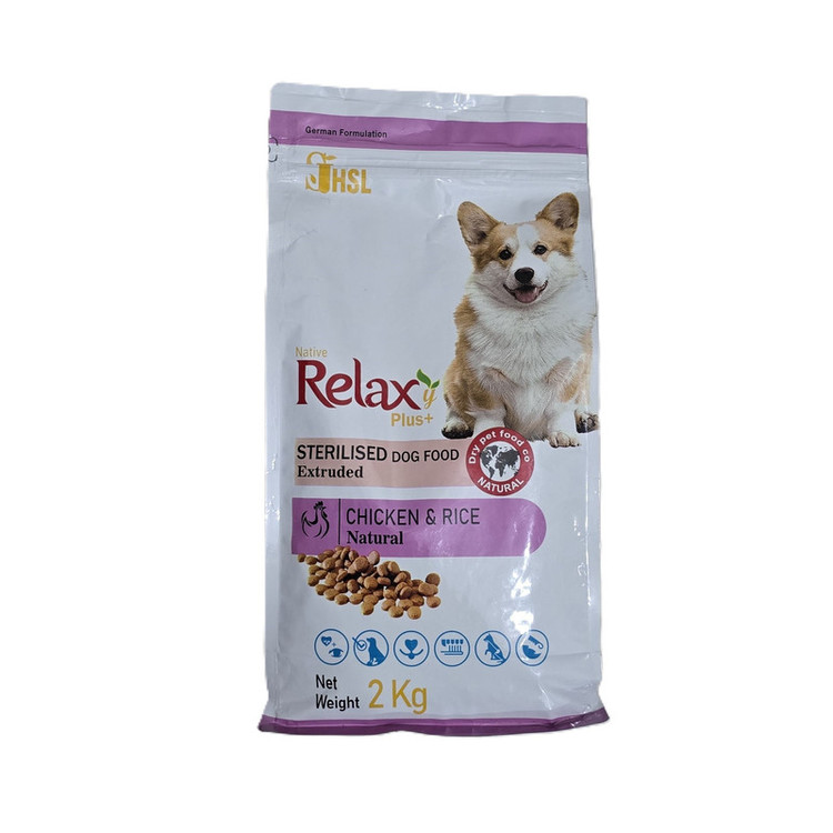 غذای خشک سگ ریلکس مدل عقیم شده Sterilised وزن 2 کیلوگرم _ Relaxy Sterilised Adult