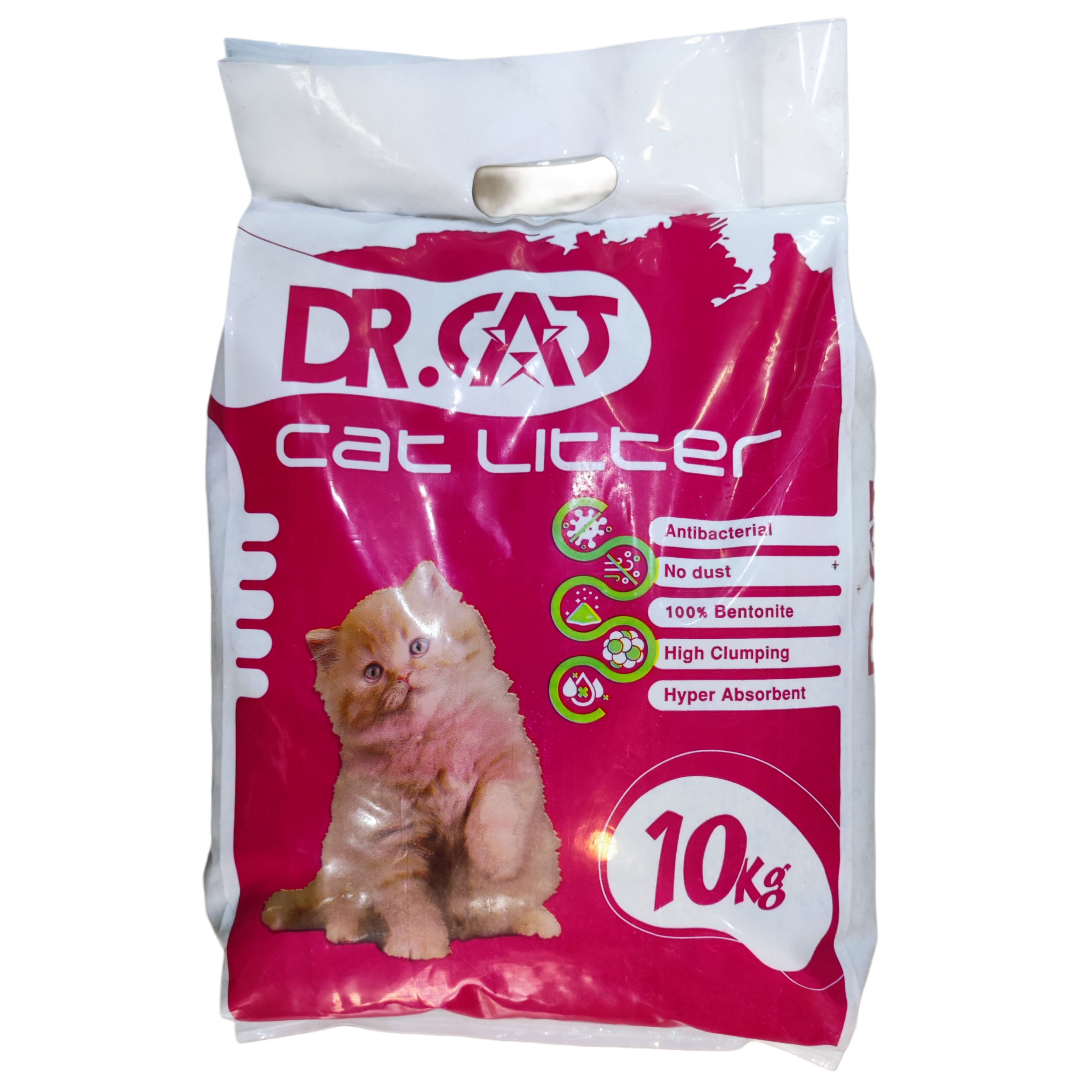 خاک گربه دکتر کت با کربن وزن 10 کیلوگرم _ Dr Cat with carbon