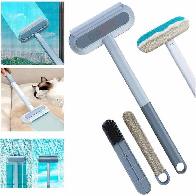 پرزگیر مغناطیسی همه کاره دسته دار مدل تلسکوپی _ multifunction-pet-hair-remover