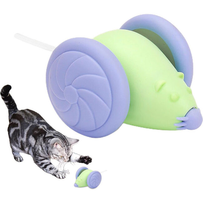 موش شارژی هوشمند رباتیک گربه _ Electronic Mouse Cat Toy