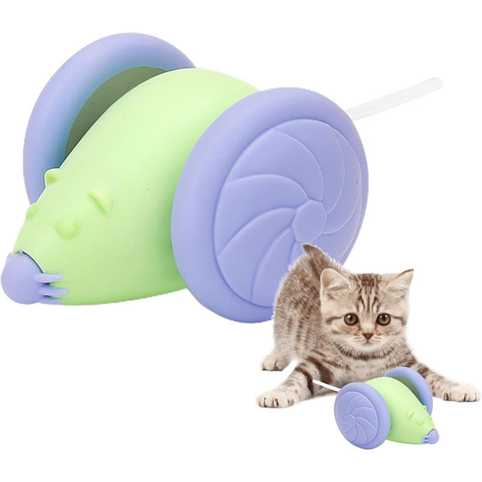 موش شارژی هوشمند رباتیک گربه _ Electronic Mouse Cat Toy