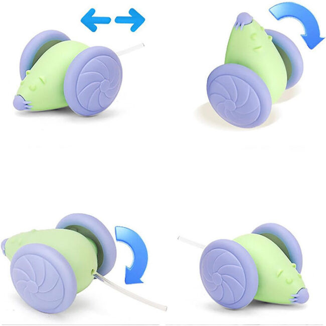 موش شارژی هوشمند رباتیک گربه _ Electronic Mouse Cat Toy