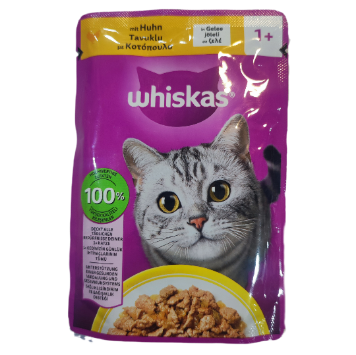 پوچ گربه ویسکاس وزن 85 گرم _ Whiskas Pouch