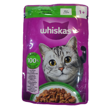 پوچ گربه ویسکاس وزن 85 گرم _ Whiskas Pouch