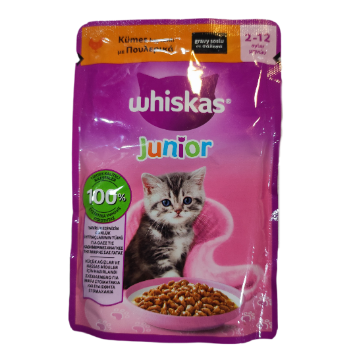 پوچ گربه ویسکاس وزن 85 گرم _ Whiskas Pouch